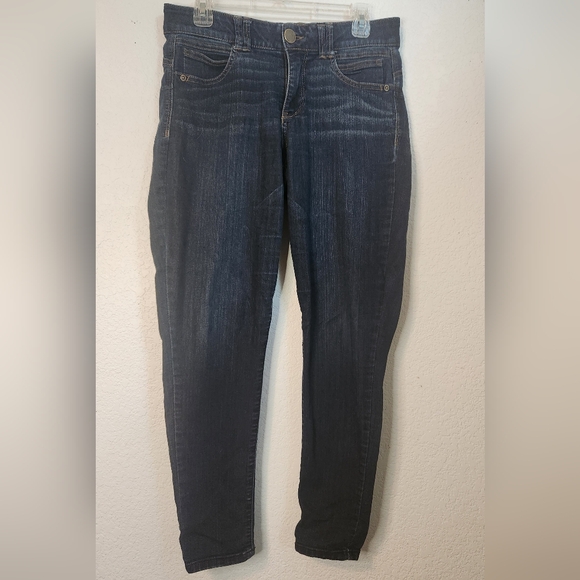Democracy "Ab" Technology Dark Blue Ankle Skinny Jeans,‎ Size 8 - Picture 1 of 7